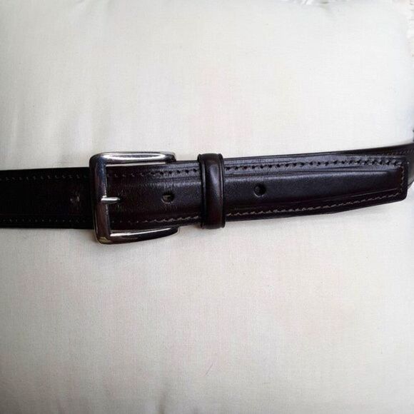 Cabela's Full Grain Cowhide Men's Brown Belt size 48 - Picture 1 of 12